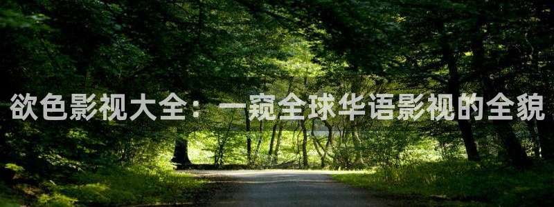 开心影院30秒：欲色影视大全：一窥全球华语影视的全貌